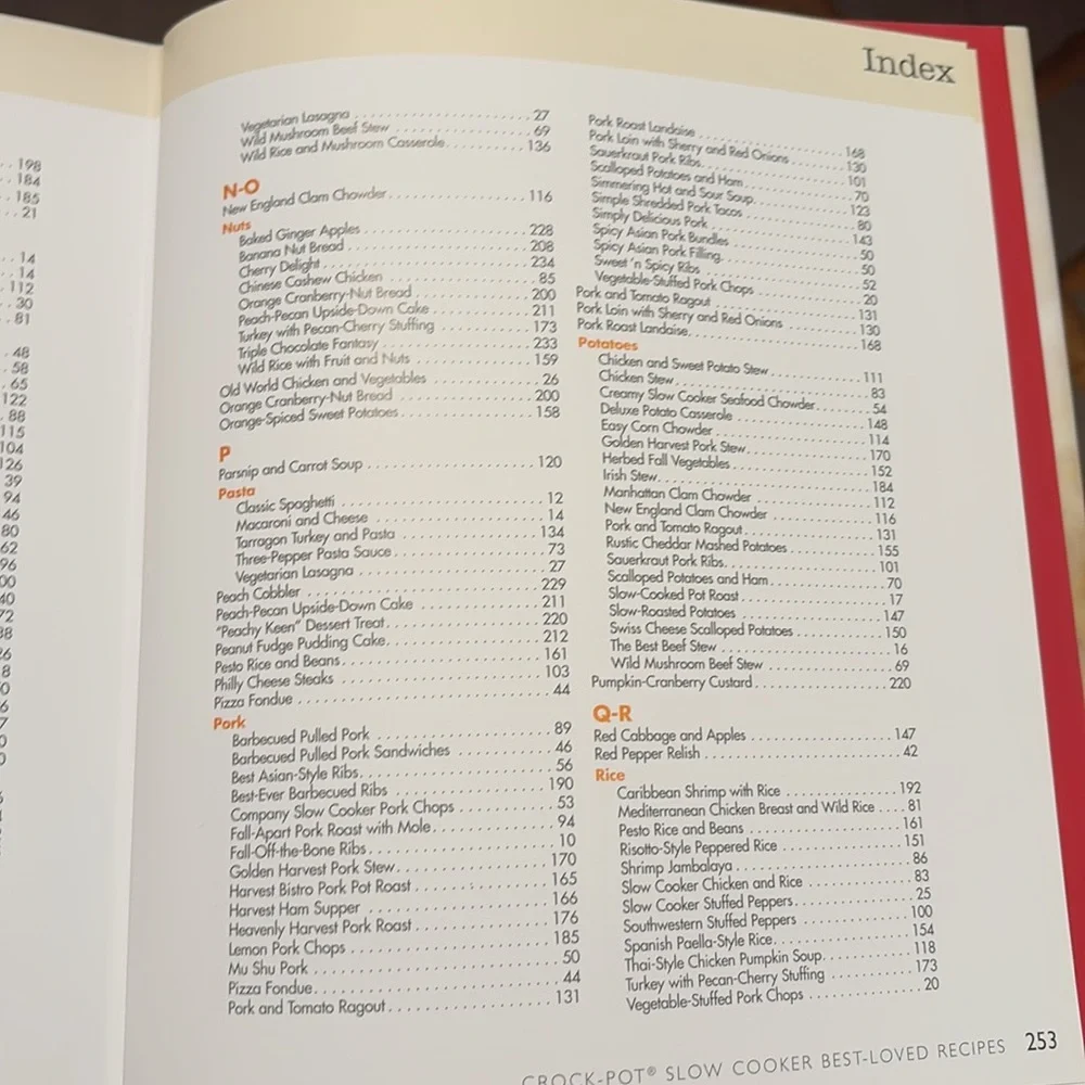 Crockpot Best-Loved Slow Cooker Recipes Hardcover Book
